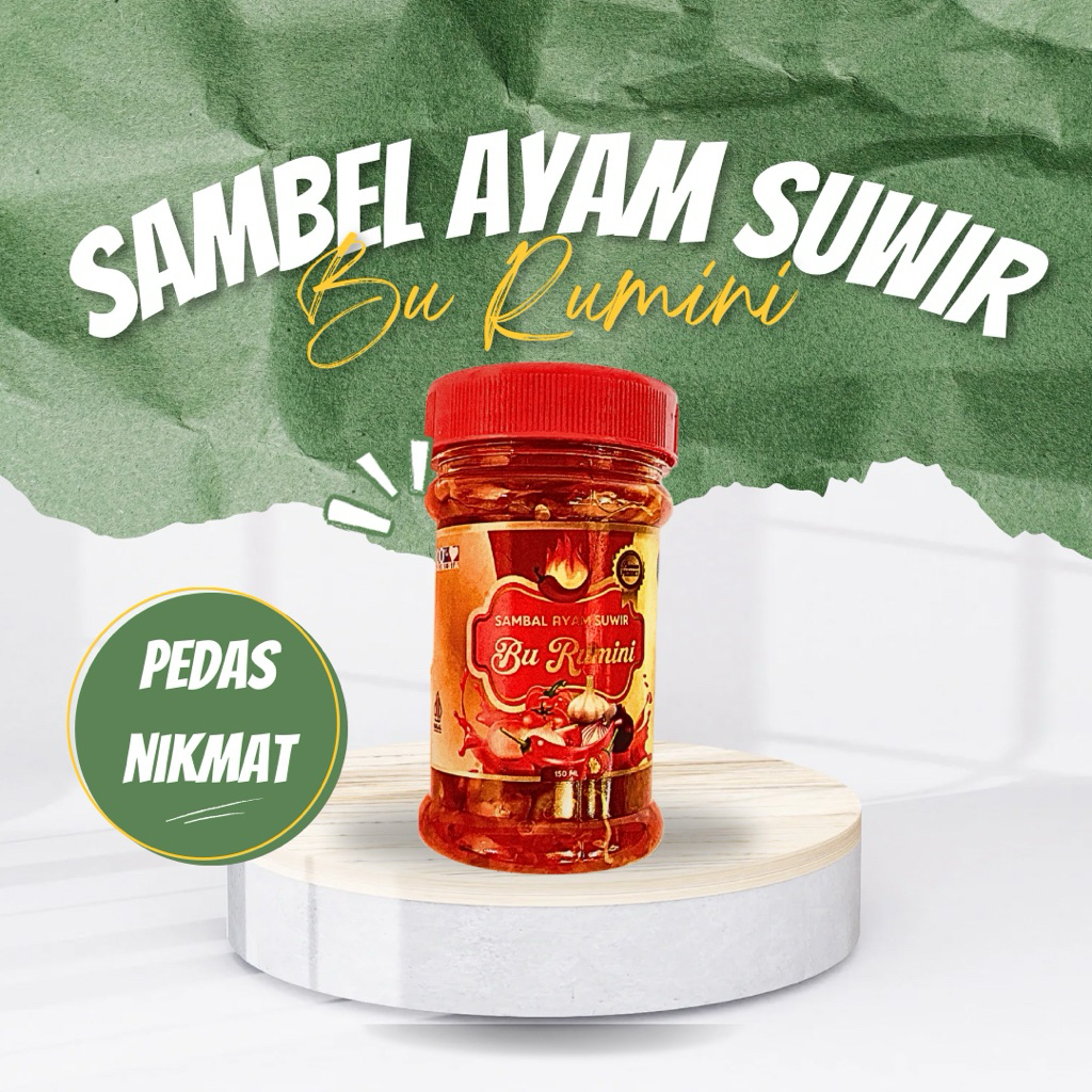 

Sambel Ayam Suwir Bu Rumini – Pedas Nikmat 150g