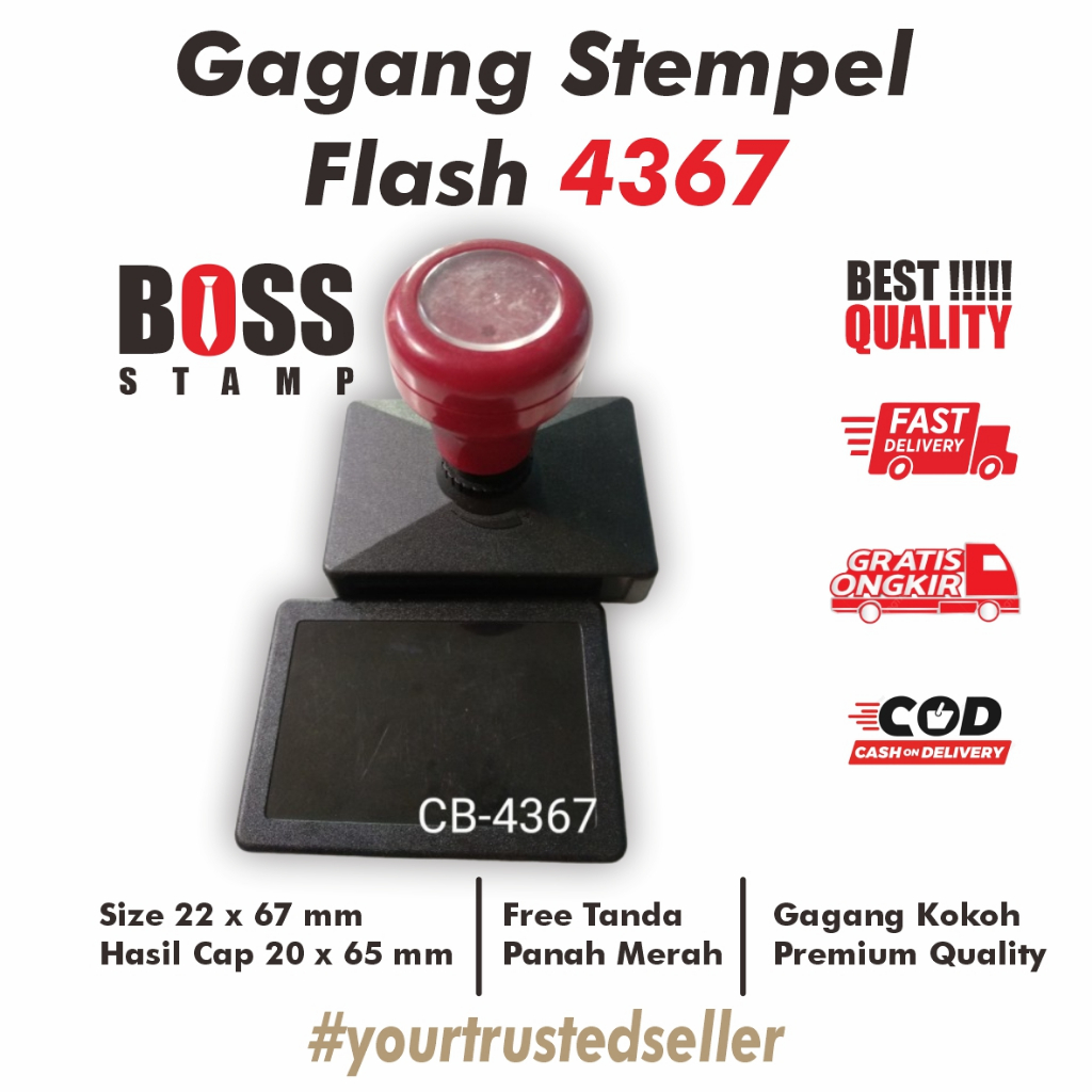 

Gagang Stempel Flash Ukuran 4367
