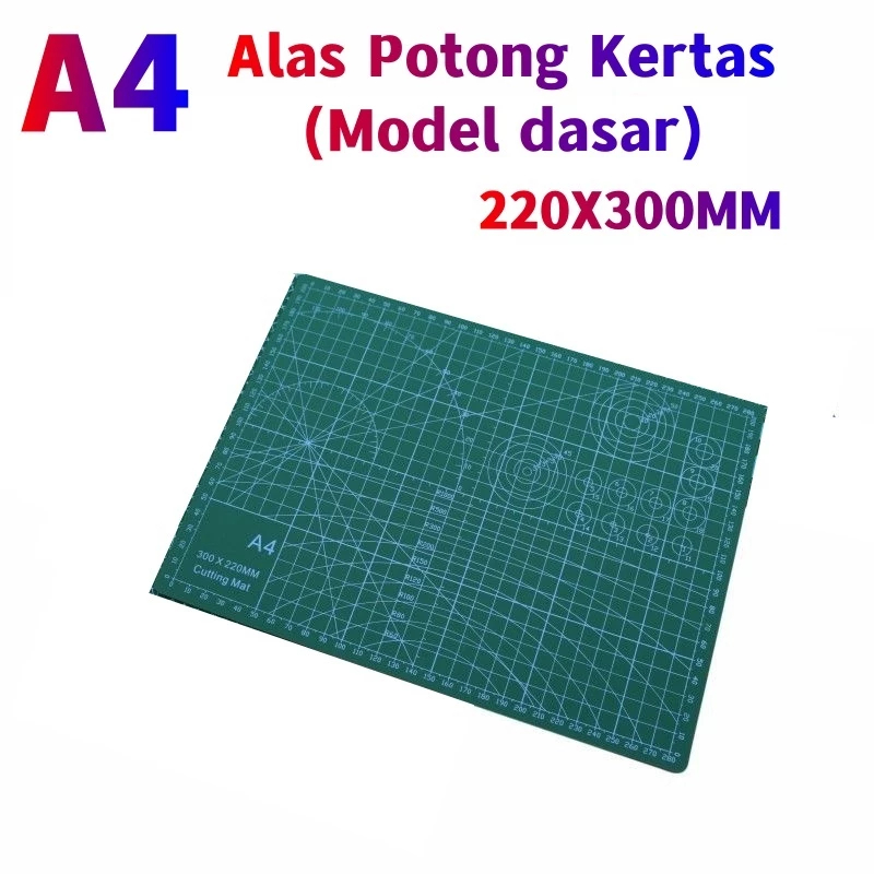 

BN - Alas Potong Kertas ( Cutting Mat ) A4 Bahan PVC, Double-Side 300X220mm