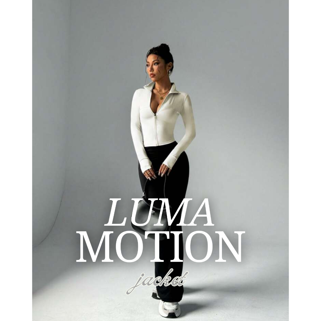 LUMA MOTION JACKET - NEUTRAL EDITION | SHEIN | Pilates Jacket | Yoga Jacket | Paddle Jacket | Active