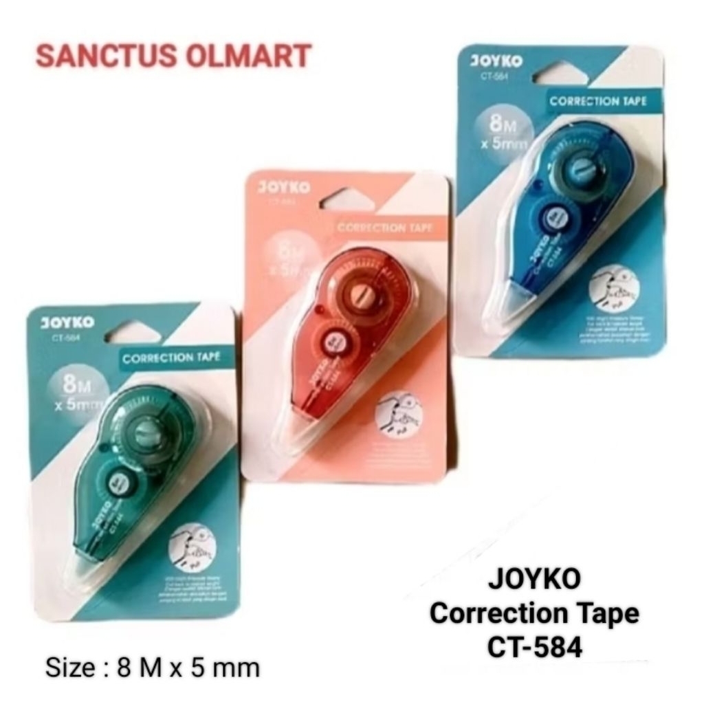 

CORRECTION TAPE CT-584 JOYKO 8 METER.
