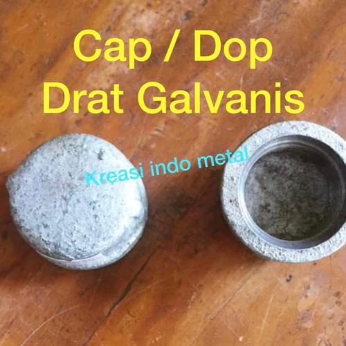 2-1/2" Dop /Cap Drat Galvanis /tutup pipa 2,5 inch (screw dalam) besi