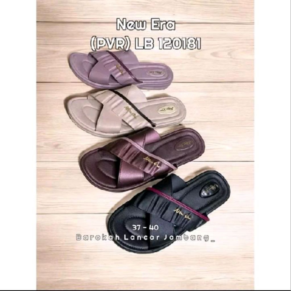 A45_sandal slop karet New Era Sendal Wanita Jelly Shoes
