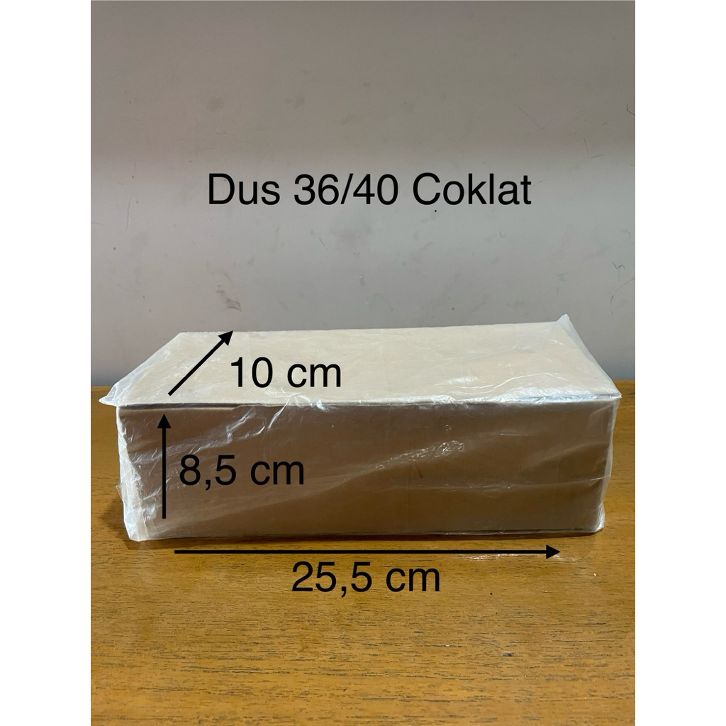 

Dus coklat ukuran 36/40 untuk sandal/sepatu