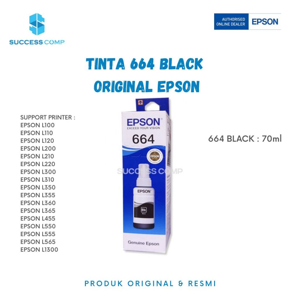 Tinta Epson L100/L200/L300 ( Black )