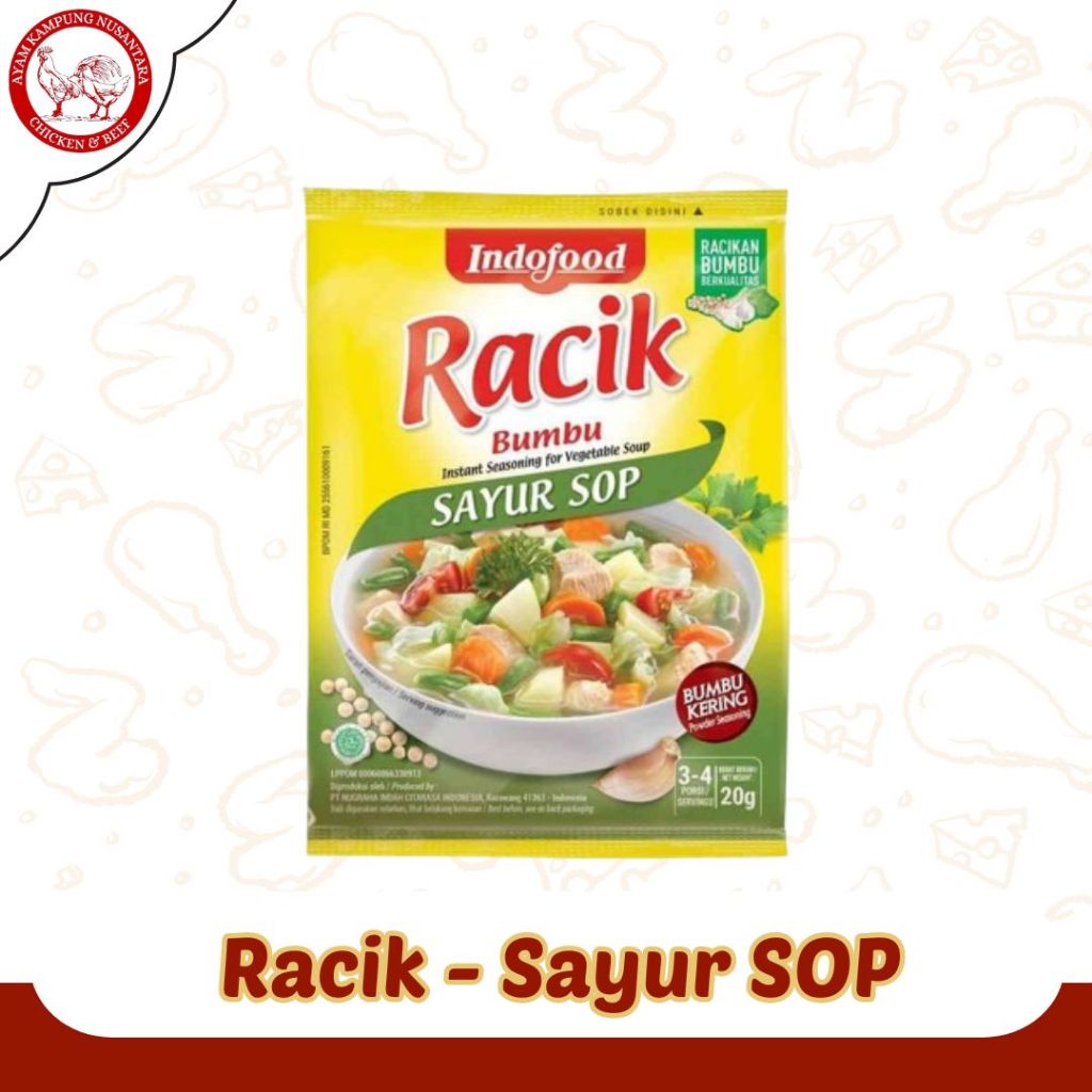

Racik Bumbu Sayur SOP 20g