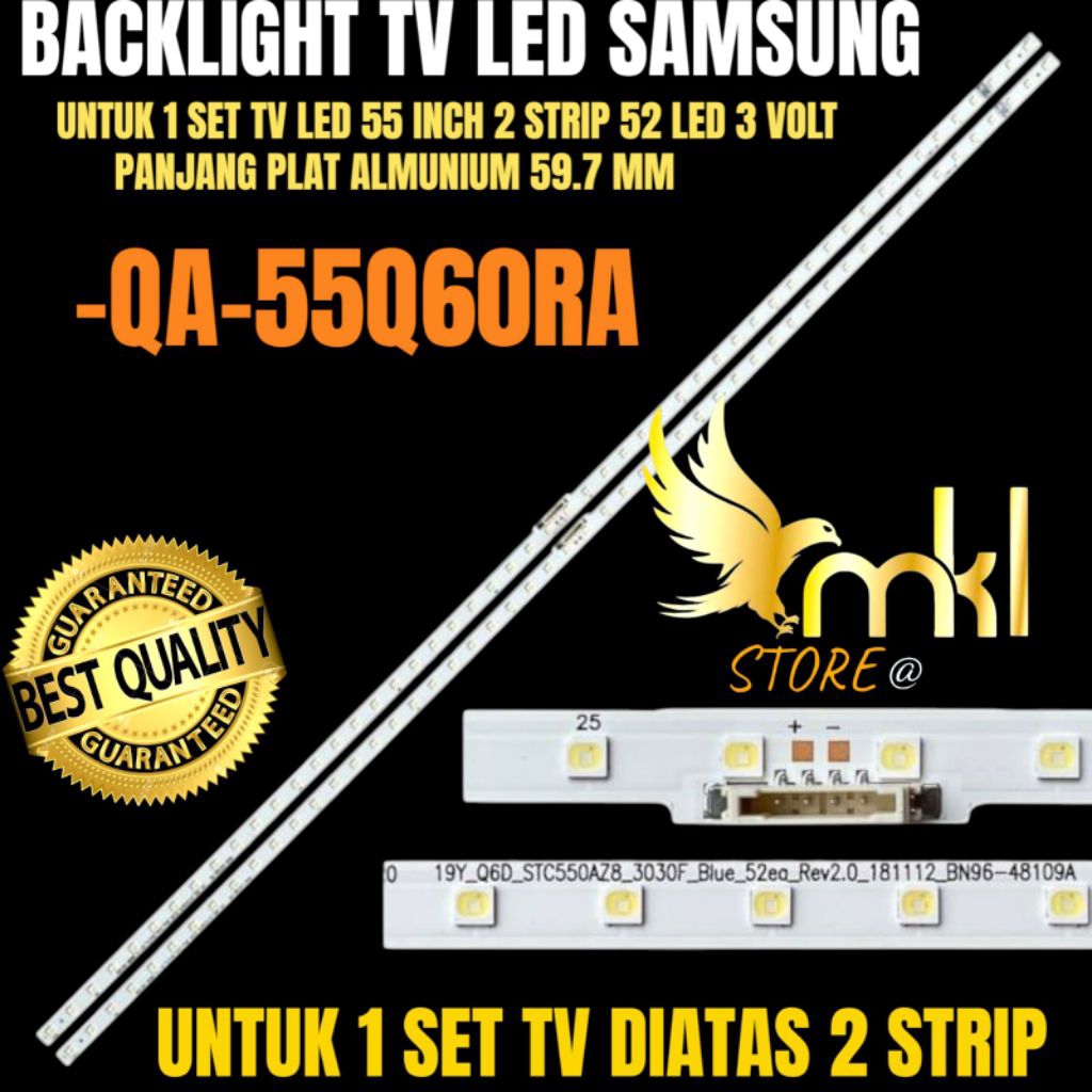 BACKLIGHT TV LED SAMSUNG 55 INCH QA-55Q60RA BACKLIGHT TV LED SAMSUNG 55 INCH