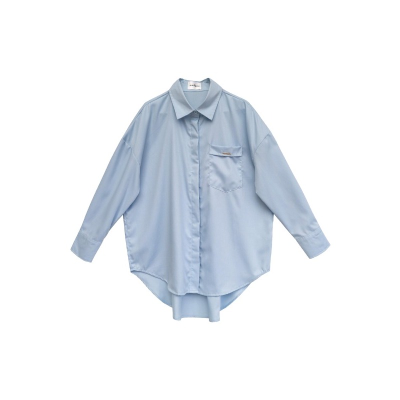 Nadjani Gamma Kemeja Atasan Wanita Polos Bahan Katun Toyobo