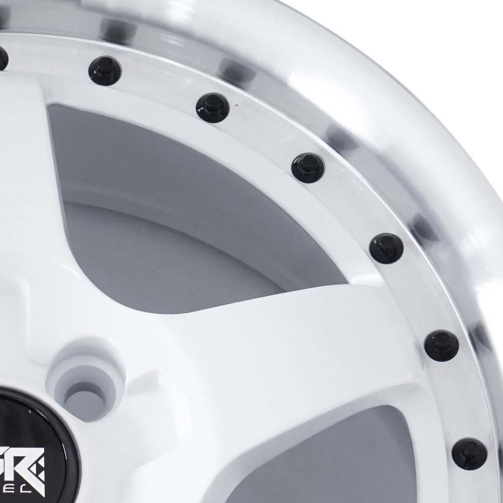 Velg Mobil Honda jazz, etios, HSR BOB Ring 15 Lubang 4 white