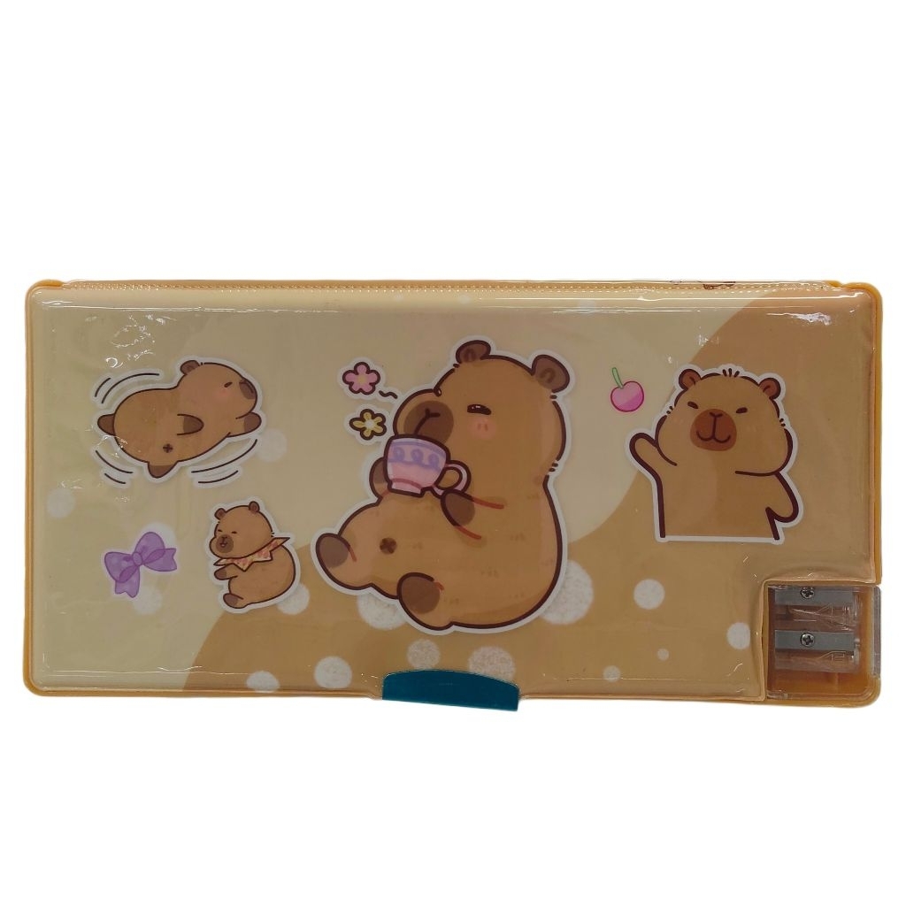 

Pensil Case CapyBara Dua sisi Magnet free rautan