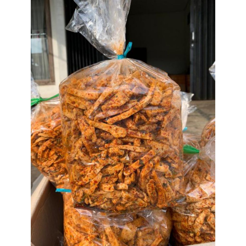 

Basreng Extra Pedas Daun jeruk 1Kg