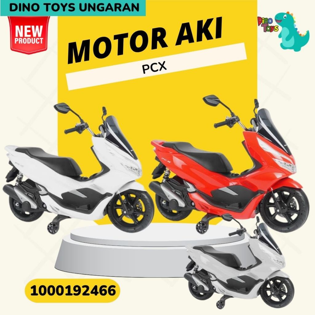 Motor Aki Anak PCX M988 DINO TOYS UNGARAN MOTOR AKI PCX
