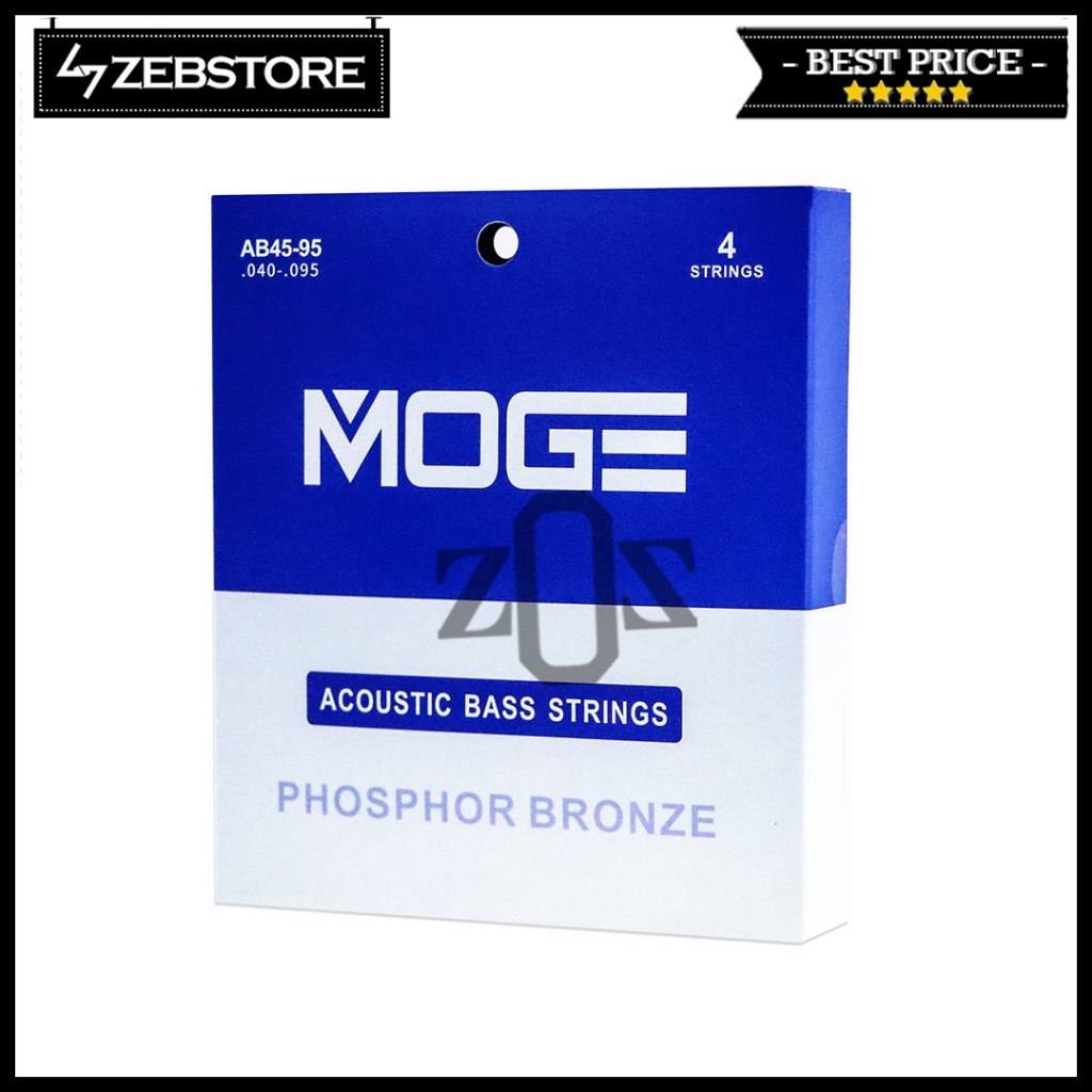 Senar String Gitar Guitar Bass Akustik Acoustic Moge AB45-95 4 String