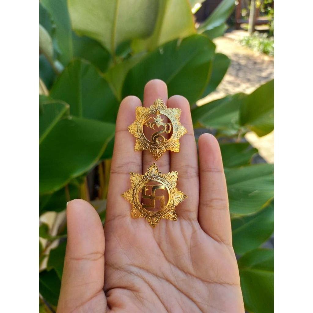 Bros Swastika omkara bahan alpaka