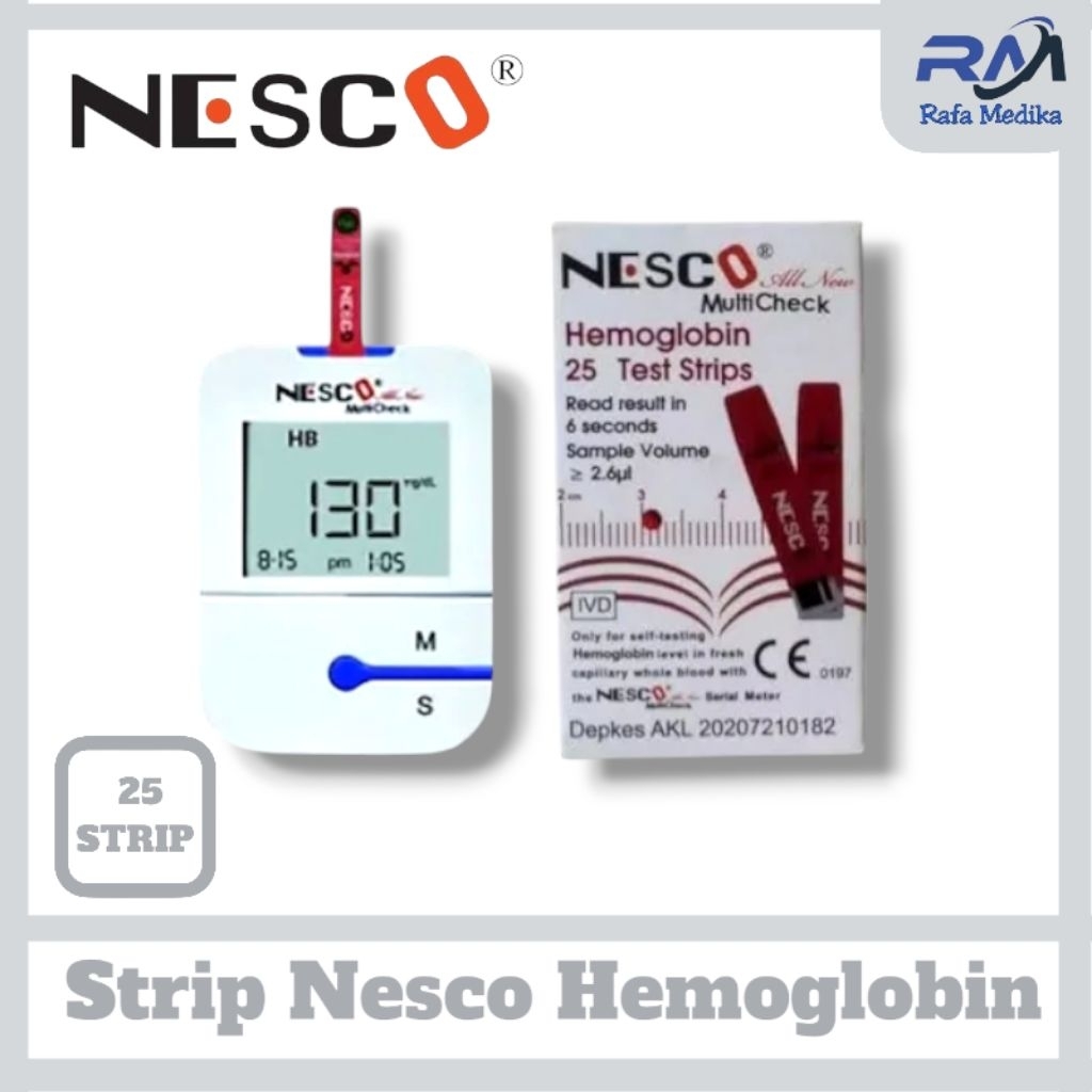 Strip Nesco Hemoglobin  Strip Nesco HB  Refill Nesco Hemoglobin
