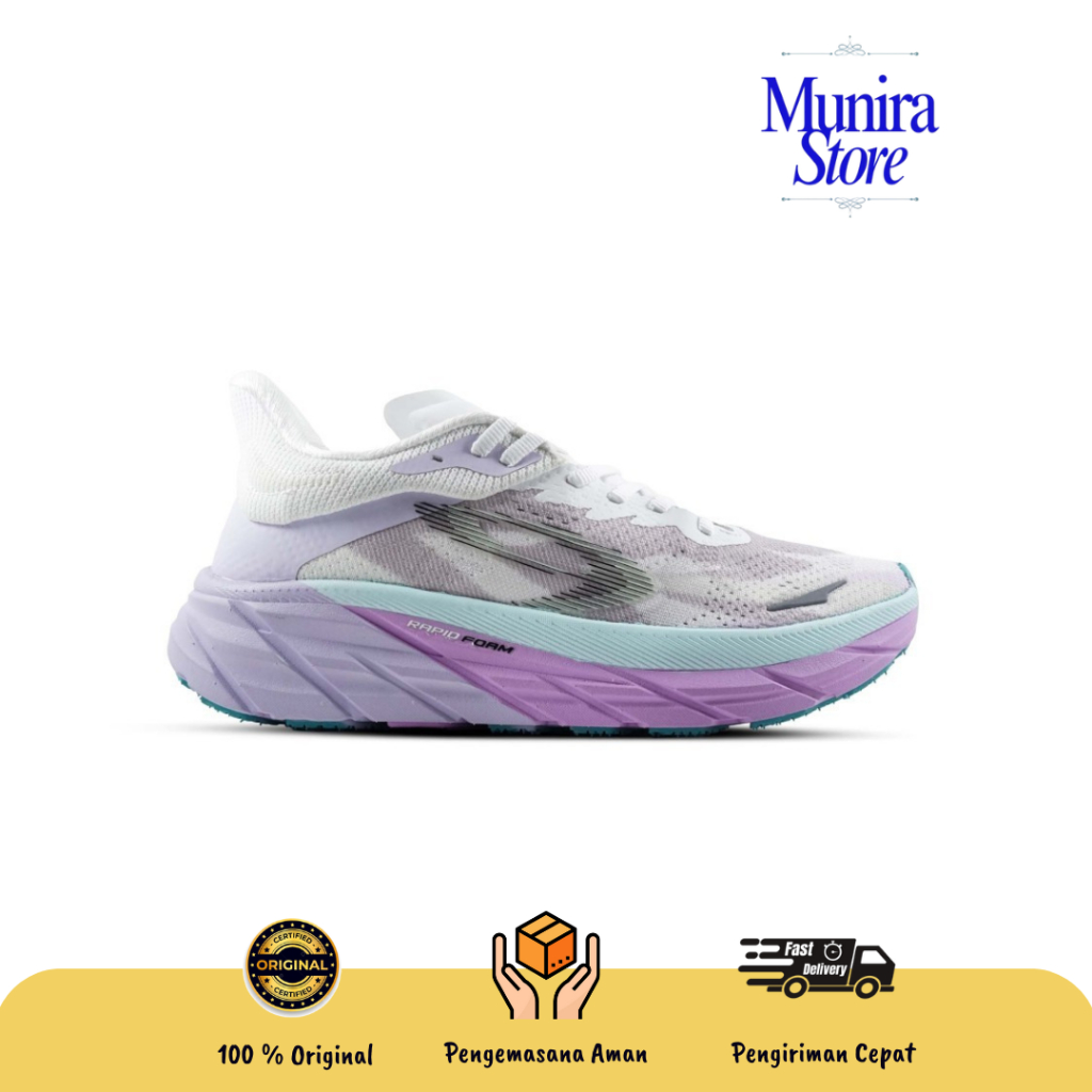 Sepatu Running 910 Nineten Fuuto Revenge Womens White Lilac Turquoise Sepatu Lari 910 Nineten Origin
