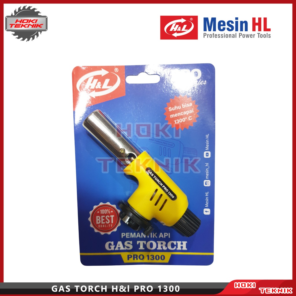 Gas Torch H&L 1300 Kepala Las Gas Hicook Besi