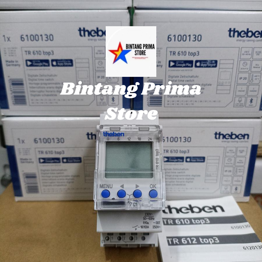 Timer Digital Theben TR610 TOP3 / TR 610 TOP 3 Theben Original