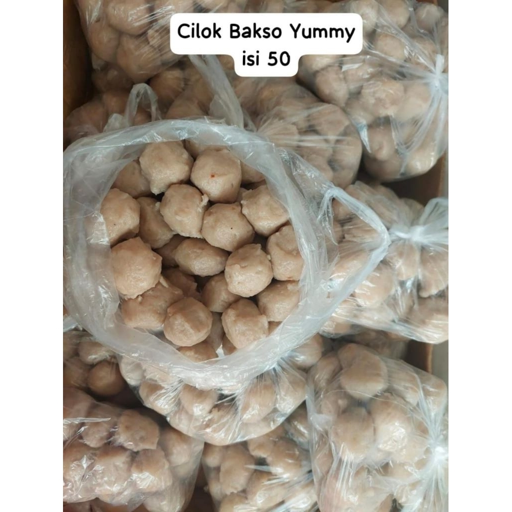 

Cilok Bakso 1kg isi 50