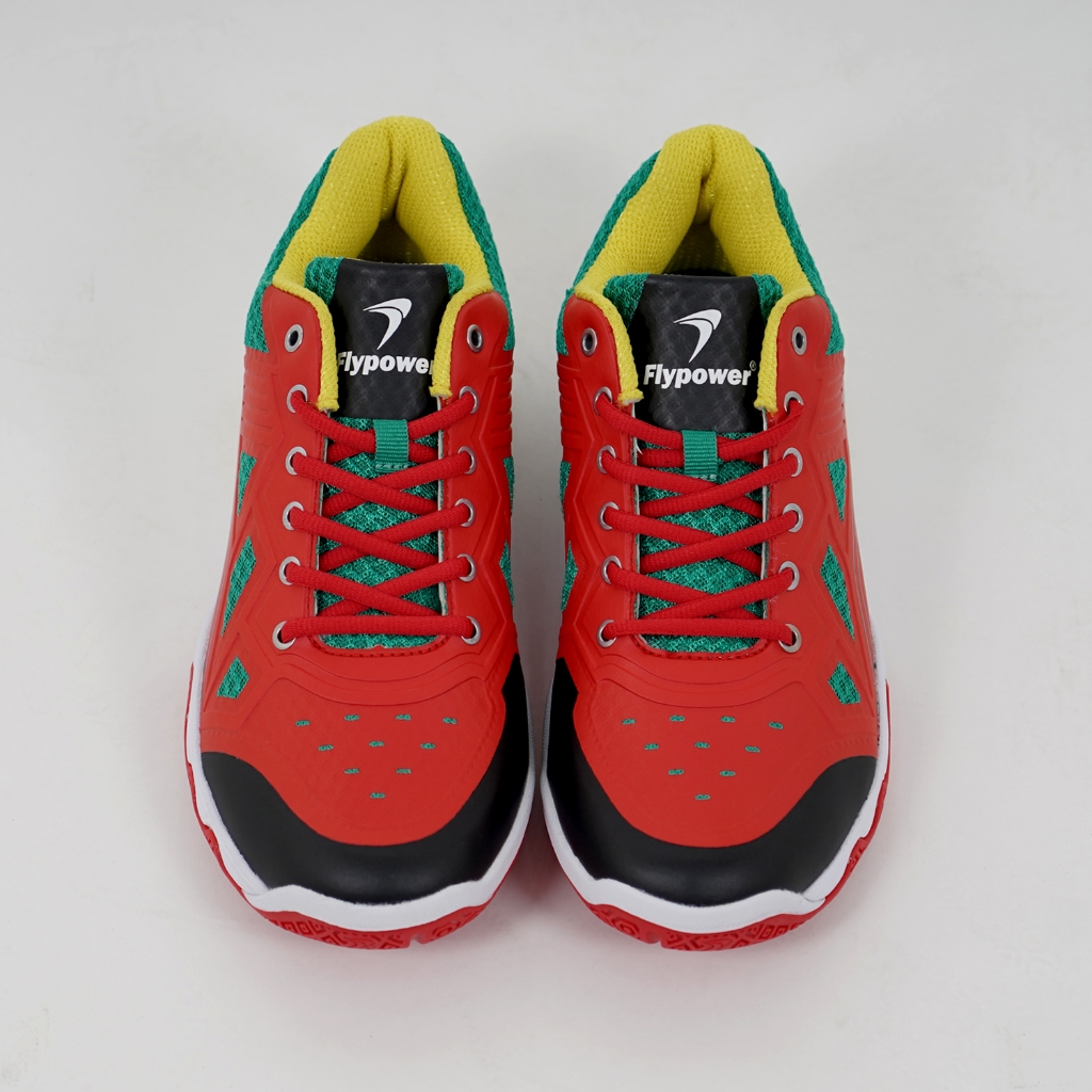 TERBARU Flypower Argapura Geni 02 Sepatu Badminton Pria Wanita Seri Agrippina Warna Black Red Green
