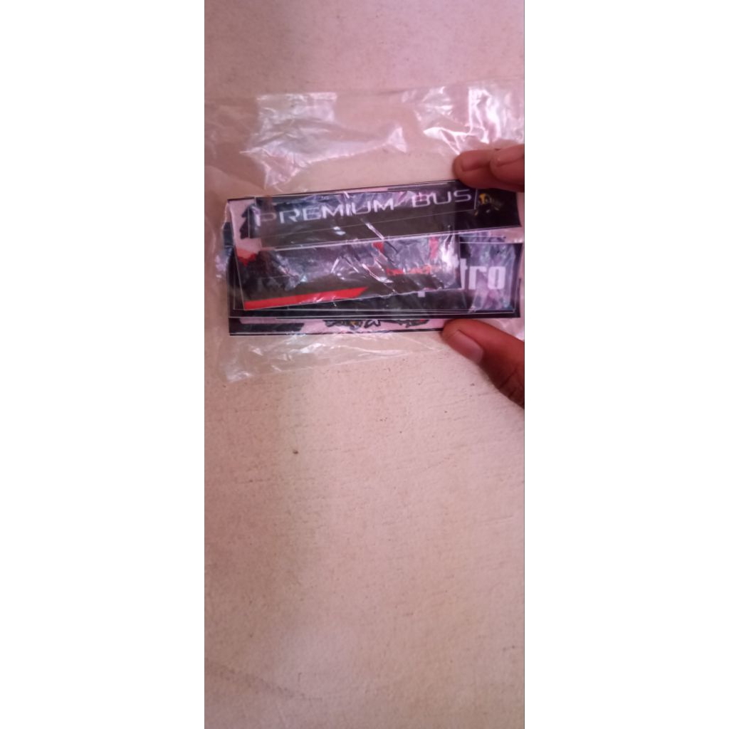 

stiker miniatur bus isi banyak per pcs