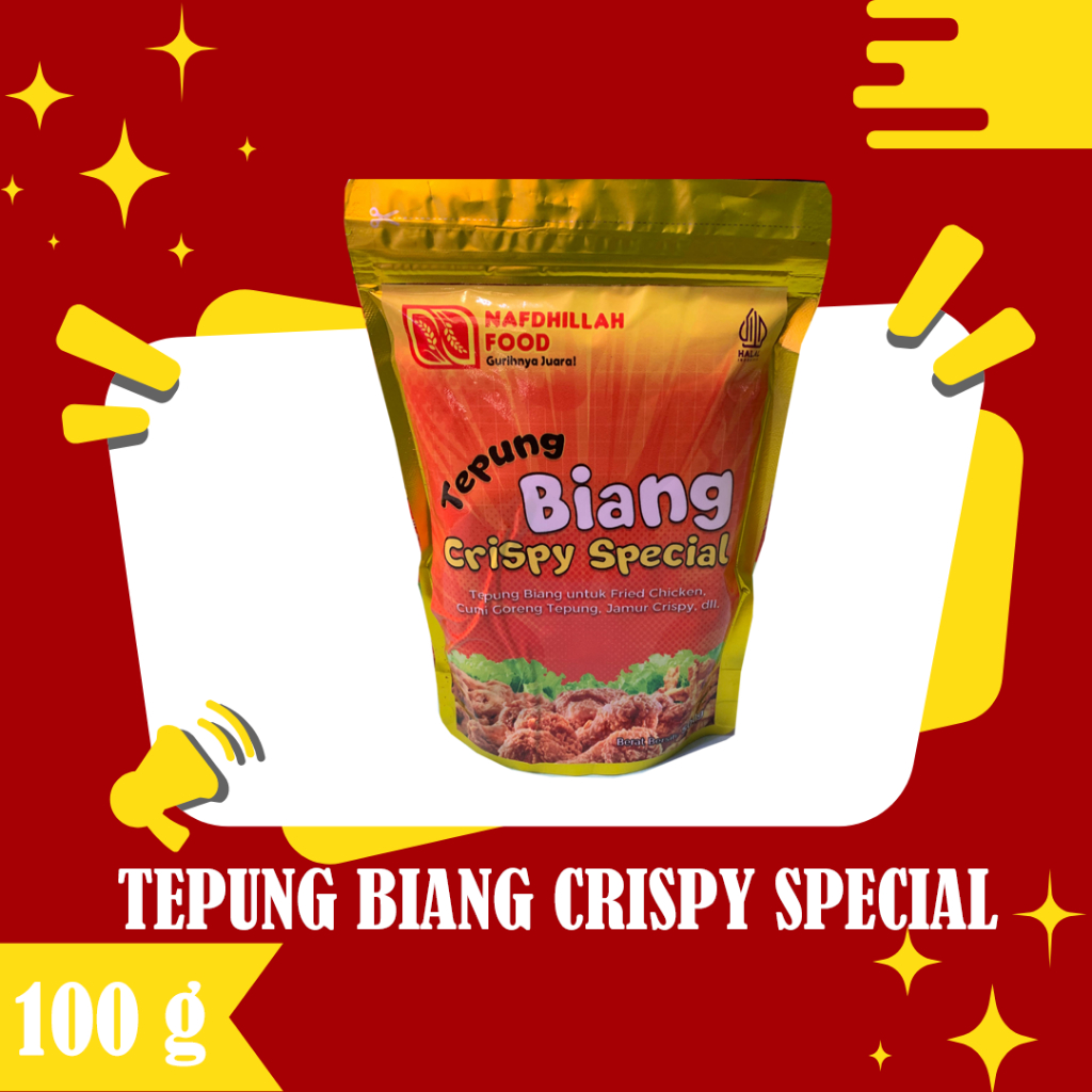 

TEPUNG BIANG CRISPY SPECIAL 100 G