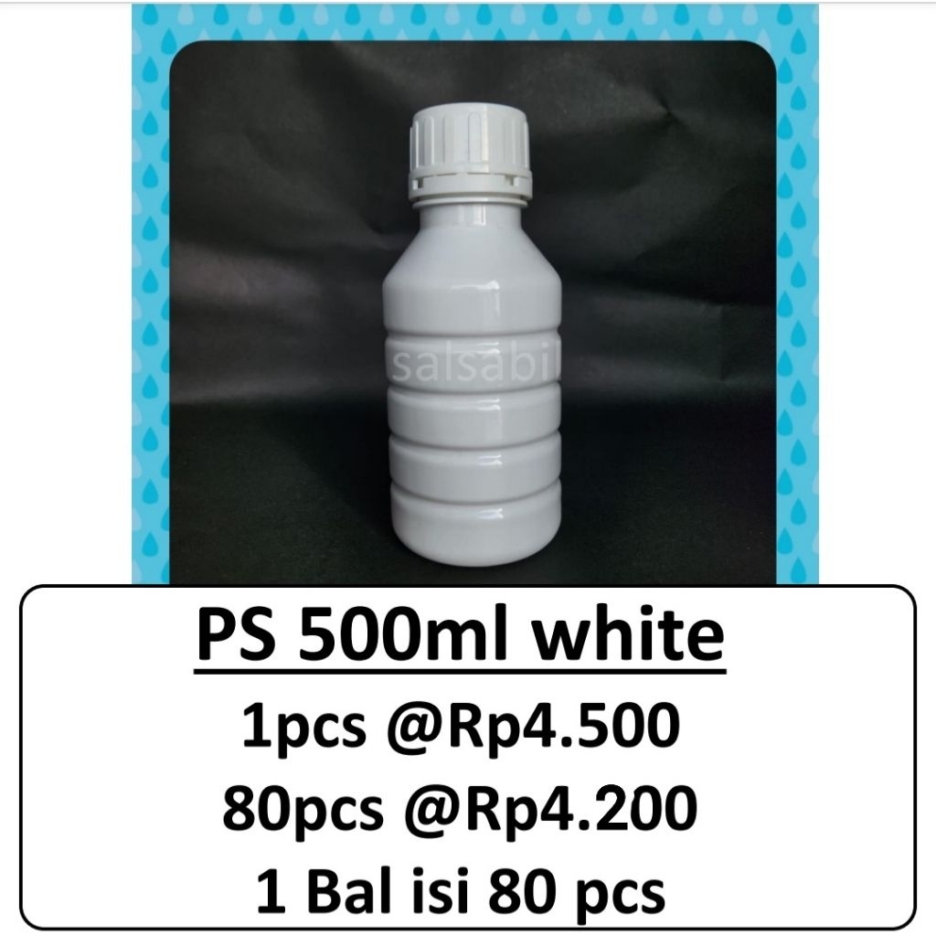 Botol PS 500ml White