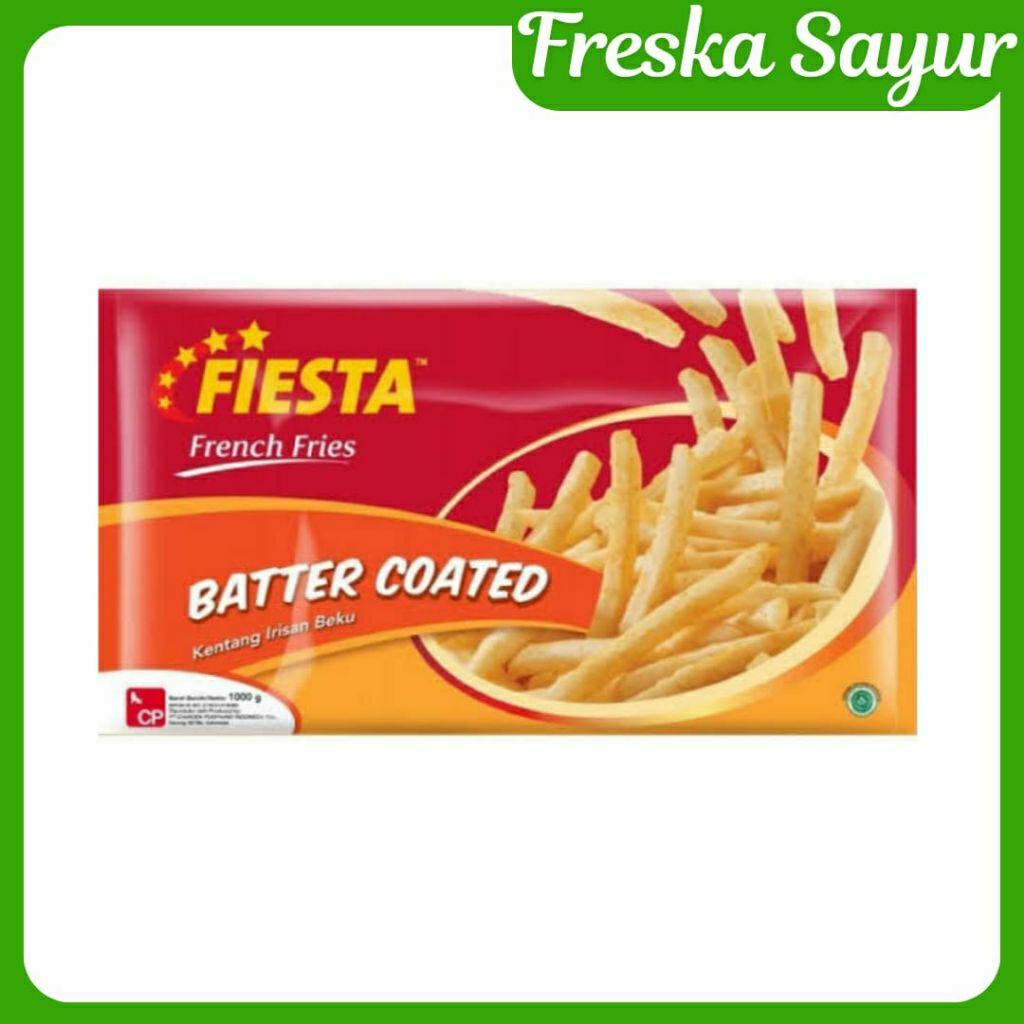 

Fiesta French Fries Batter Coated 1 Kg | Kentang Goreng Frozen