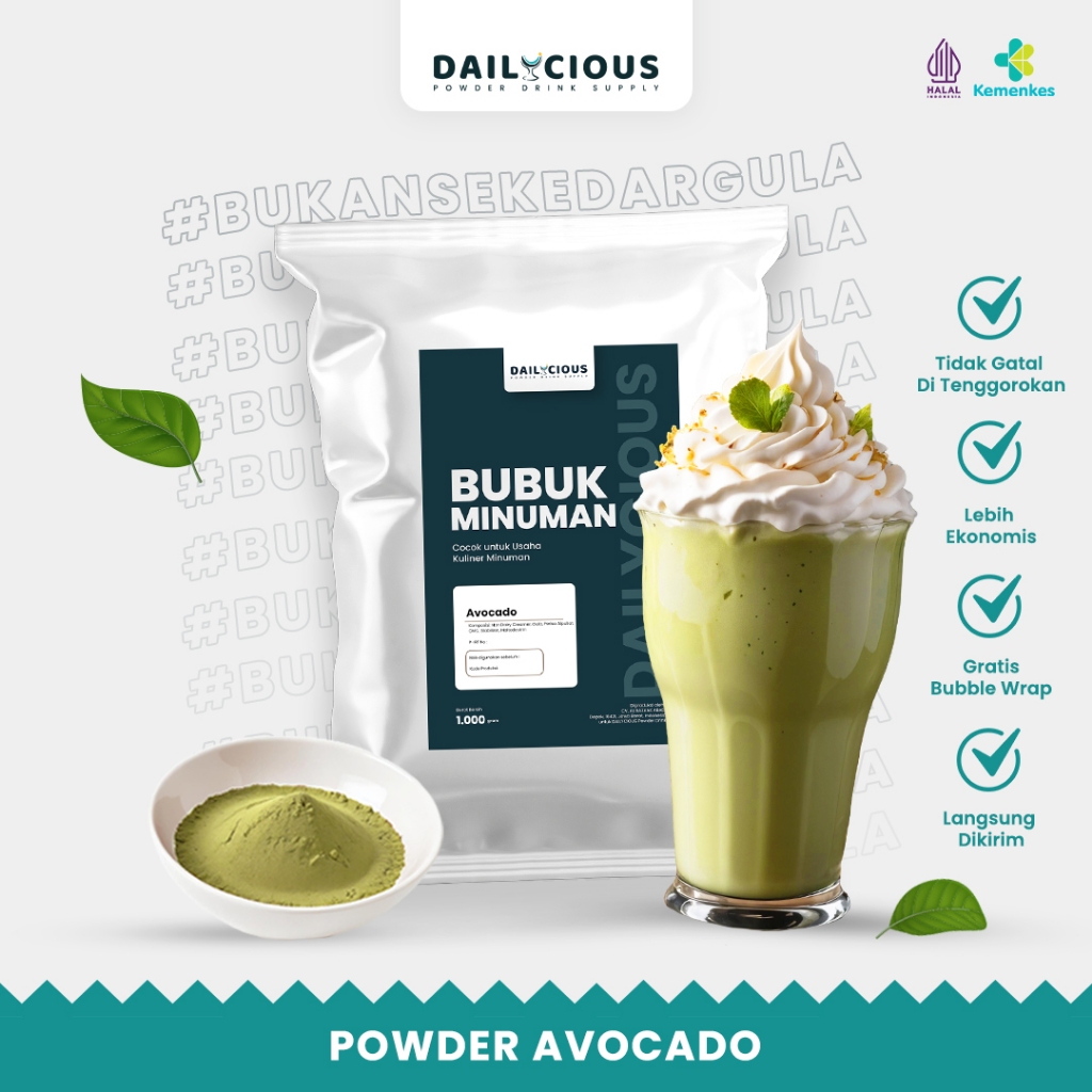 

Bubuk Minuman Avocado - Powder Avocado Dailycious