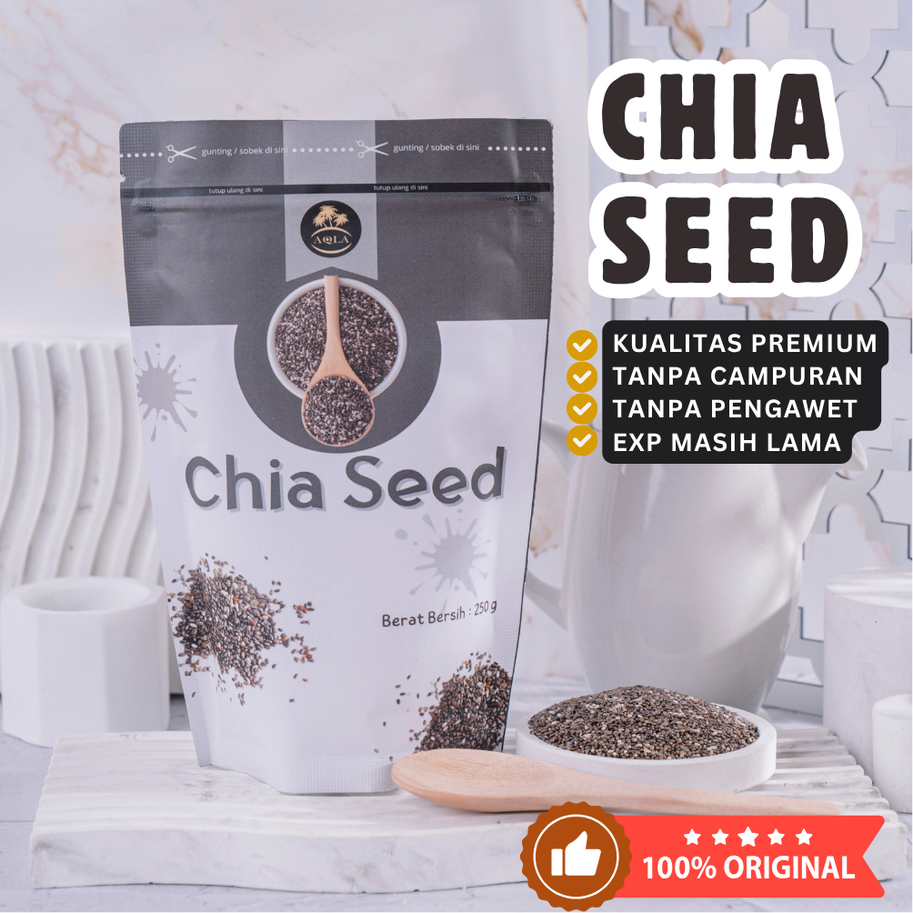 

Chia seed organic Grade A Premium quality cia seed biji chia selasih chia sead untuk diet