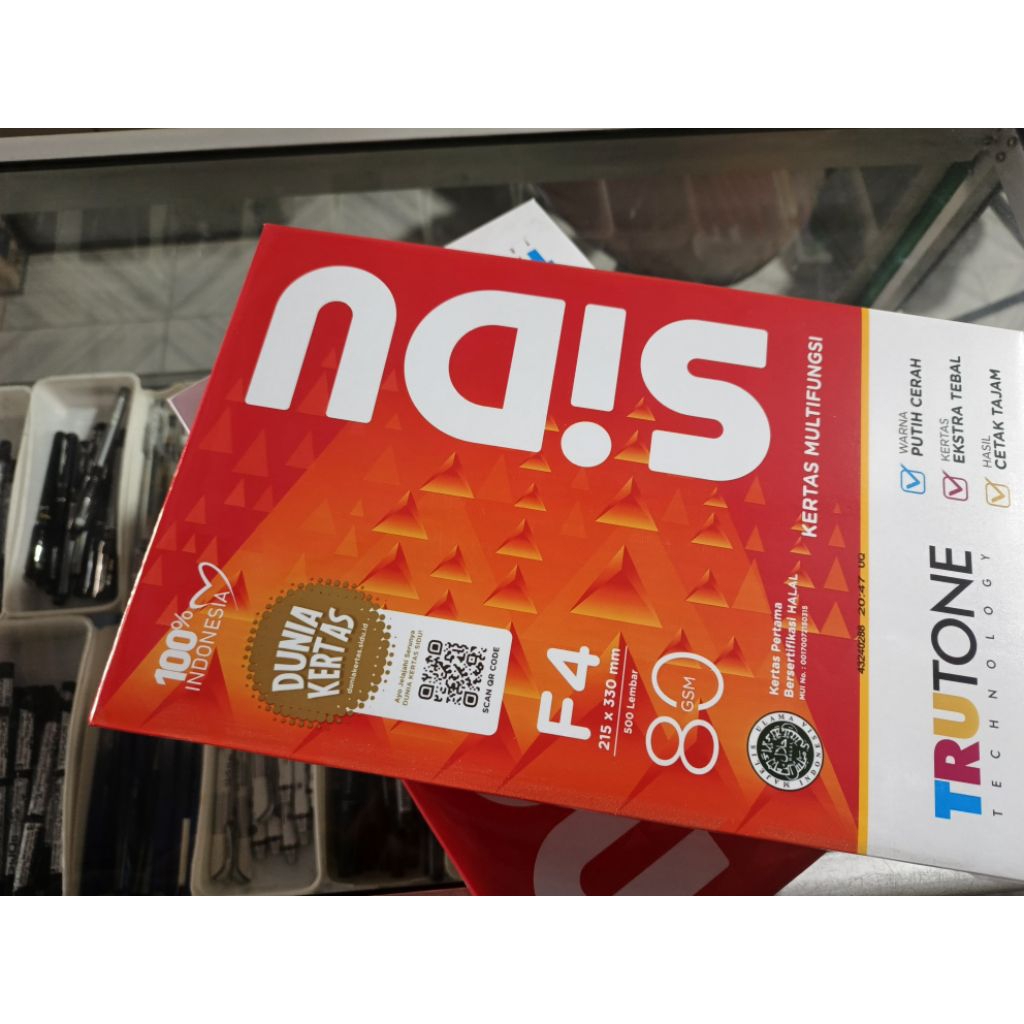 

SIDU F4 80 GSM / KERTAS HVS PRINT FOTOCOPY