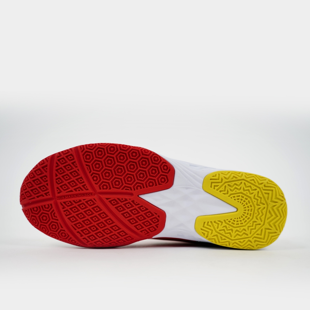 BESTPROMO FLYPOWER ARGAPURA GENI 02 SEPATU BADMINTON PRIA WANITA SERI AGRIPPINA WARNA BLACK RED