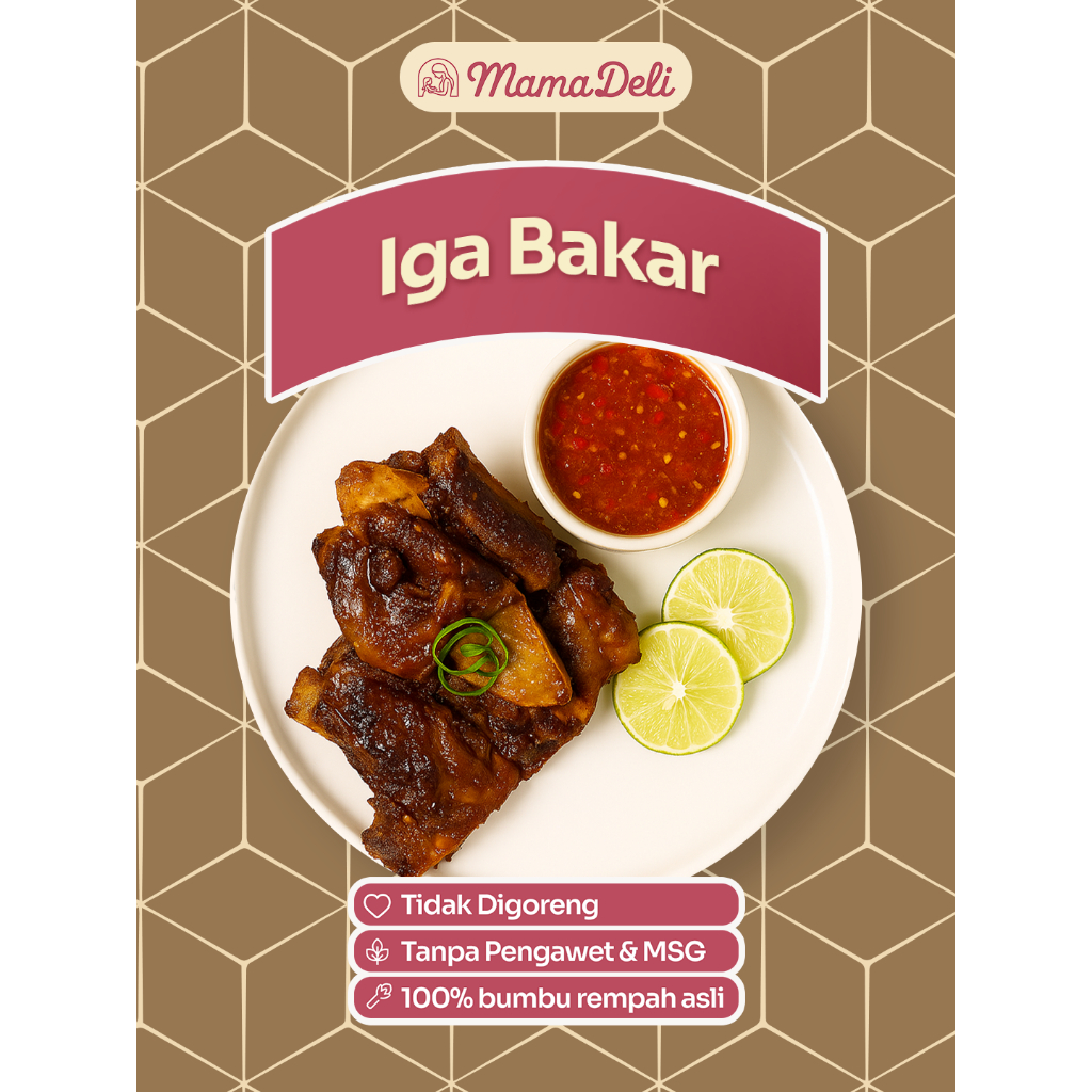 

Iga Bakar MamaDeli - Frozen - Lauk Siap Saji