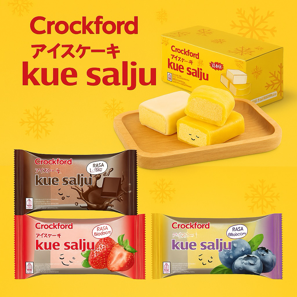 

Kue Salju Crockford | Mochi Manis, Lembut, Halal |