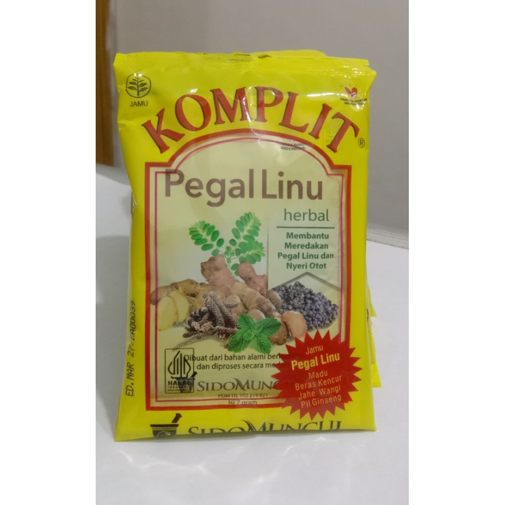 

jamu komplit pegal linu sidomuncul perbungkus