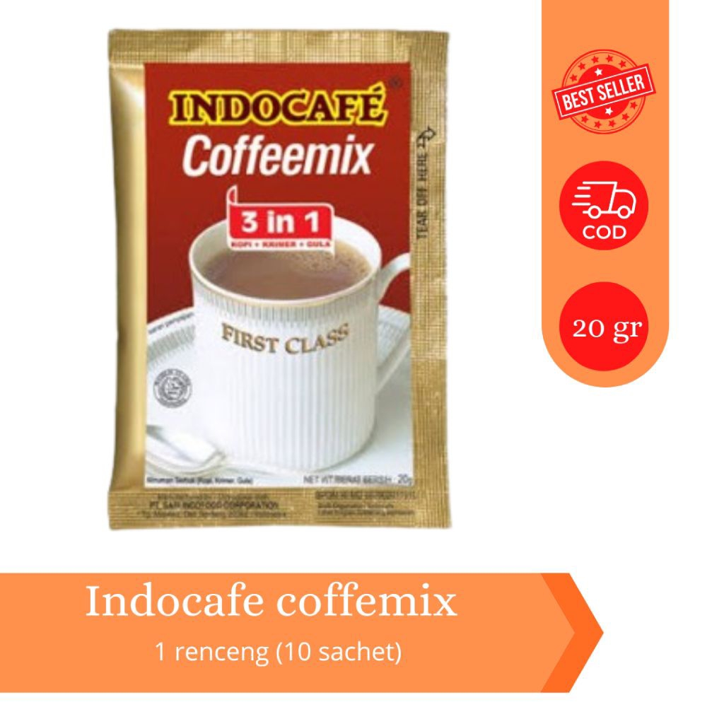 

promo harga grosir indocafe Coffemix 1 renteng isi 10pcs 20g