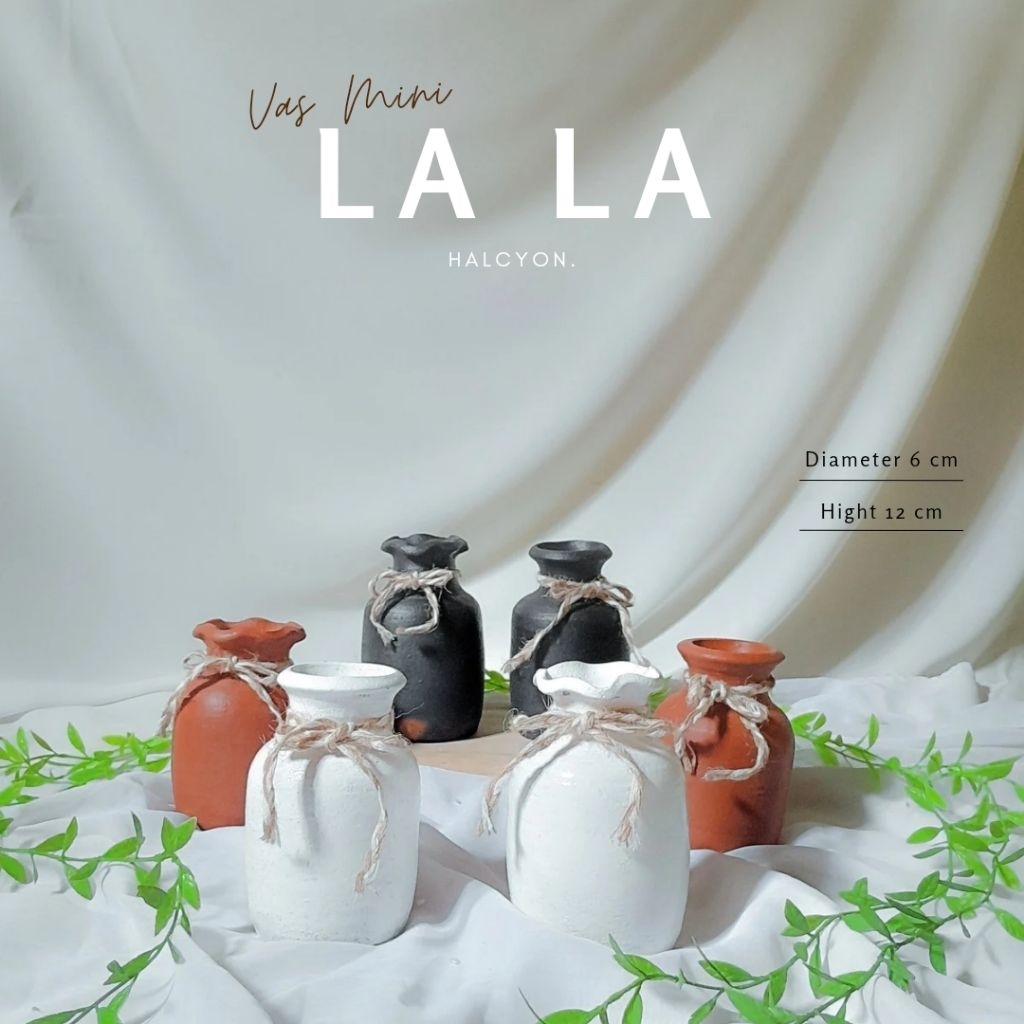 Souvenir Vas Sudah Termasuk Pita/Souvenir Mini Vas Tanah Liat/Pot Gerabah Tanah Liat