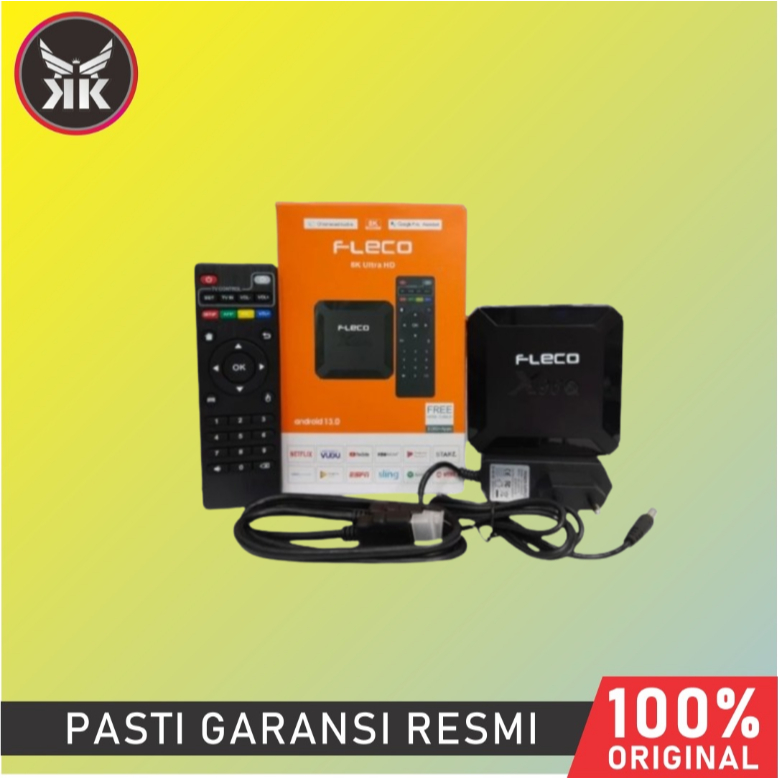 TV BOX ANDROID FLECO X96Q ANDROID 13.0 8K ULTRA HD CHROMECAST BUILT IN
