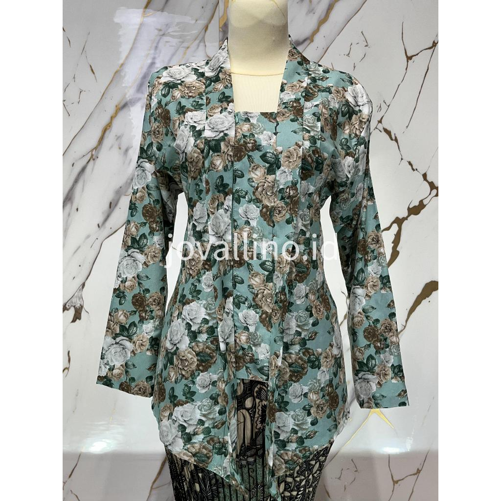 Kebaya kutu baru motif kembang - kebaya kembang /Kebaya Kembang Dewasa / Kebaya Kutubaru