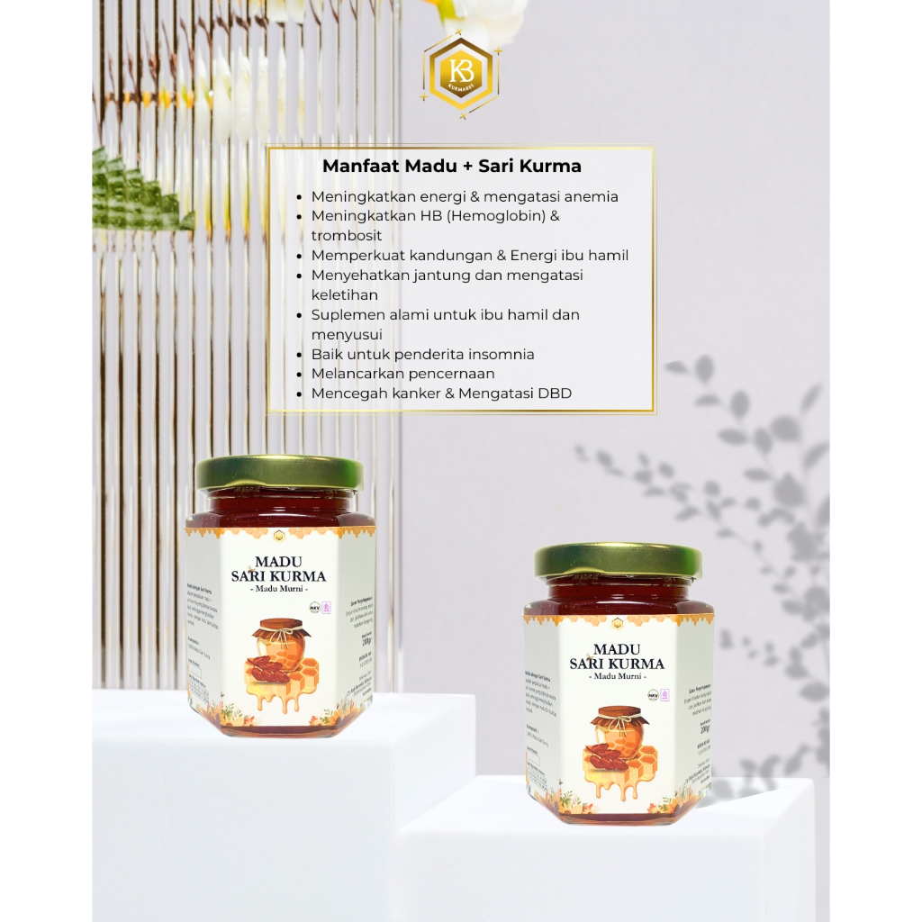 

KurmaBee Madu Asli meningkatkan stamina menyehatkan jantung meningkatkan HB mencegah kanker melancarkan perencanaan meningkatkan trombosit