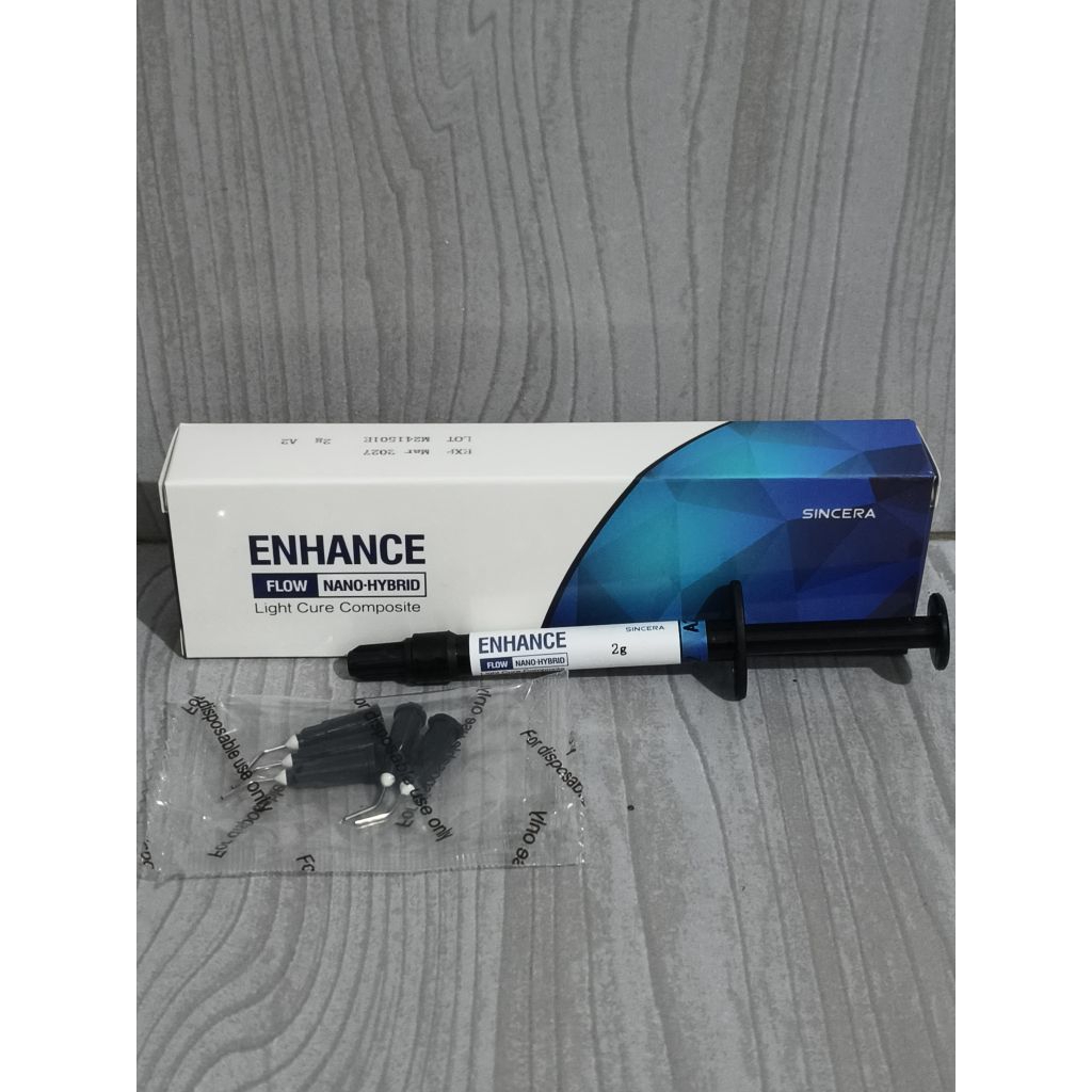 LEM ENHANCE FLOW (SINCERA) UNTUK TAMBAL GIGI LUBANG KECIL/GIGI RETAK