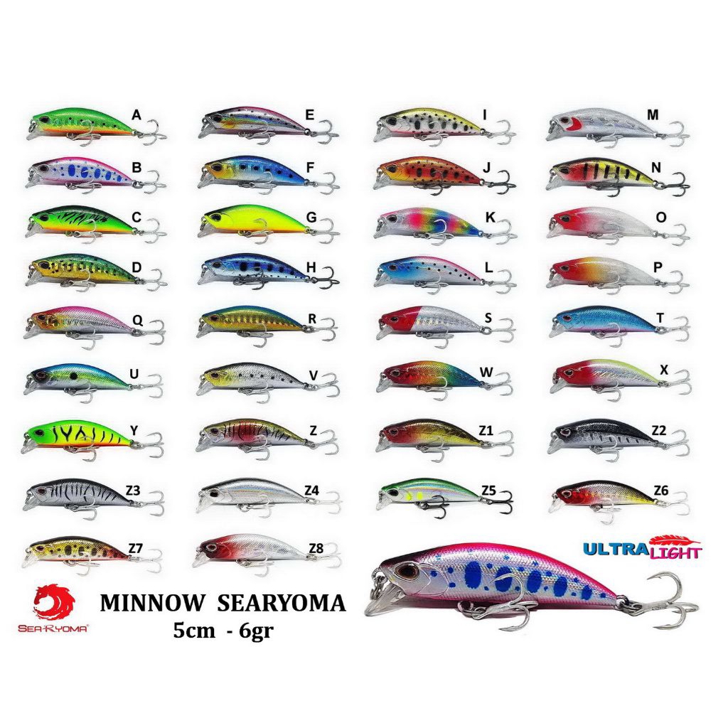 Umpan Minnow SEARYOMA 5cm 6gr