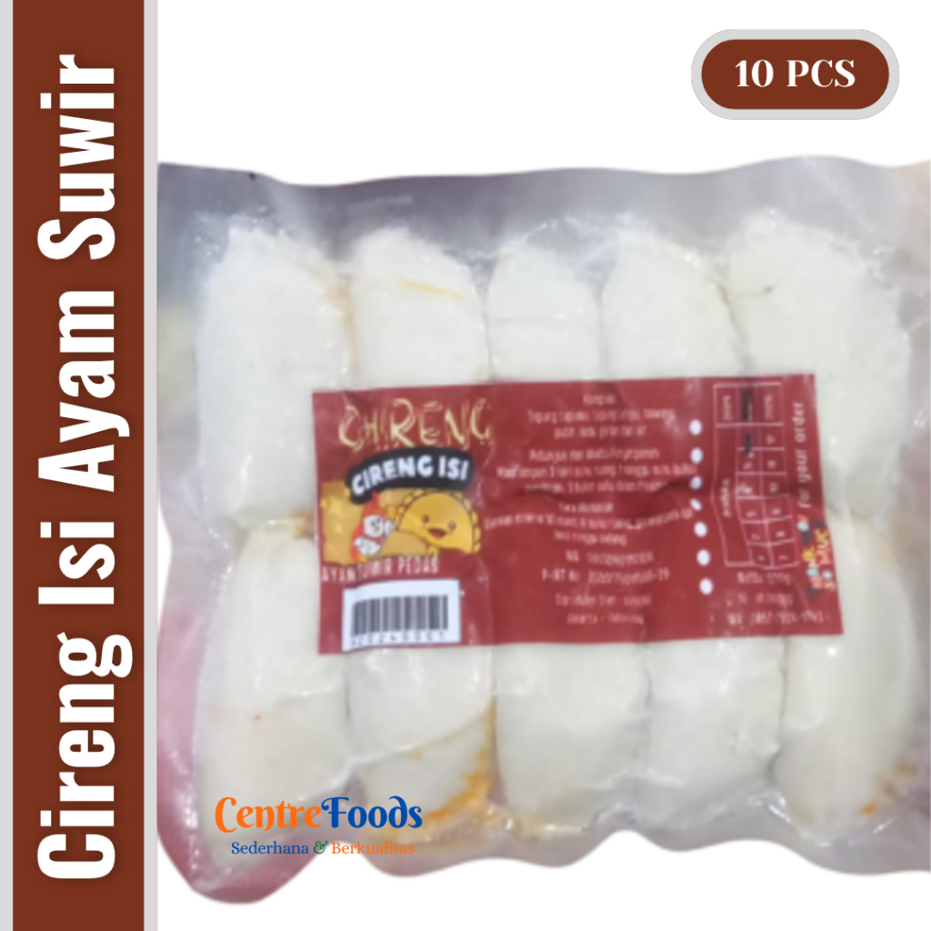 

Cireng Isi Ayam Suwir Pedas - Cireng isi OH!RENG HOMEMADE | Isi 10 Pcs - 300gr [ Harga Per BKS ]