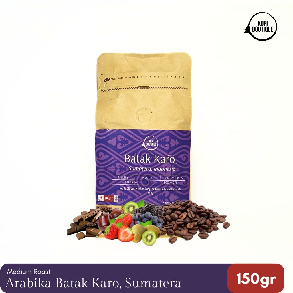 

Kopi Arabika Sumatera Batak Karo 150gr