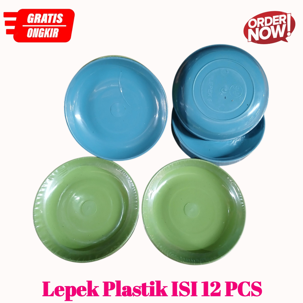 [COD] Lepek Plastik Murah isi 12pcs/Tatakan Gelas/Tatakan Gelas Snack Tebal/Tempat Makanan