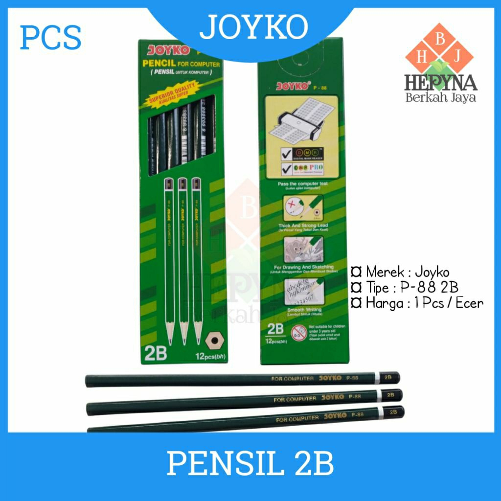 

Pensil Pencil Joyko P-88 2B (Satuan)