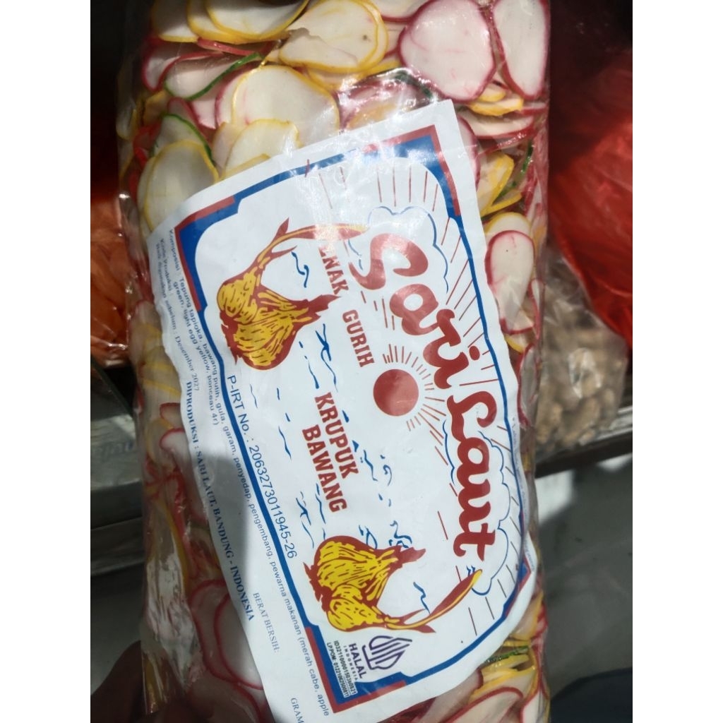 

kerupuk sari laut 2,5 kg