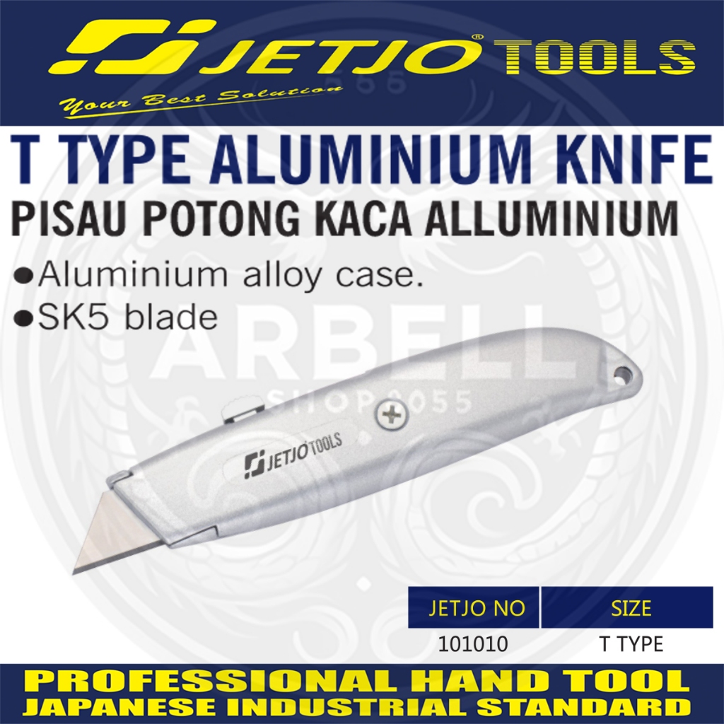 

T TYPE ALUMUNIUM KNIFE PISAU CUTTER CATER PART 101010 ORIGINAL PRODUK JETJO TOOLS