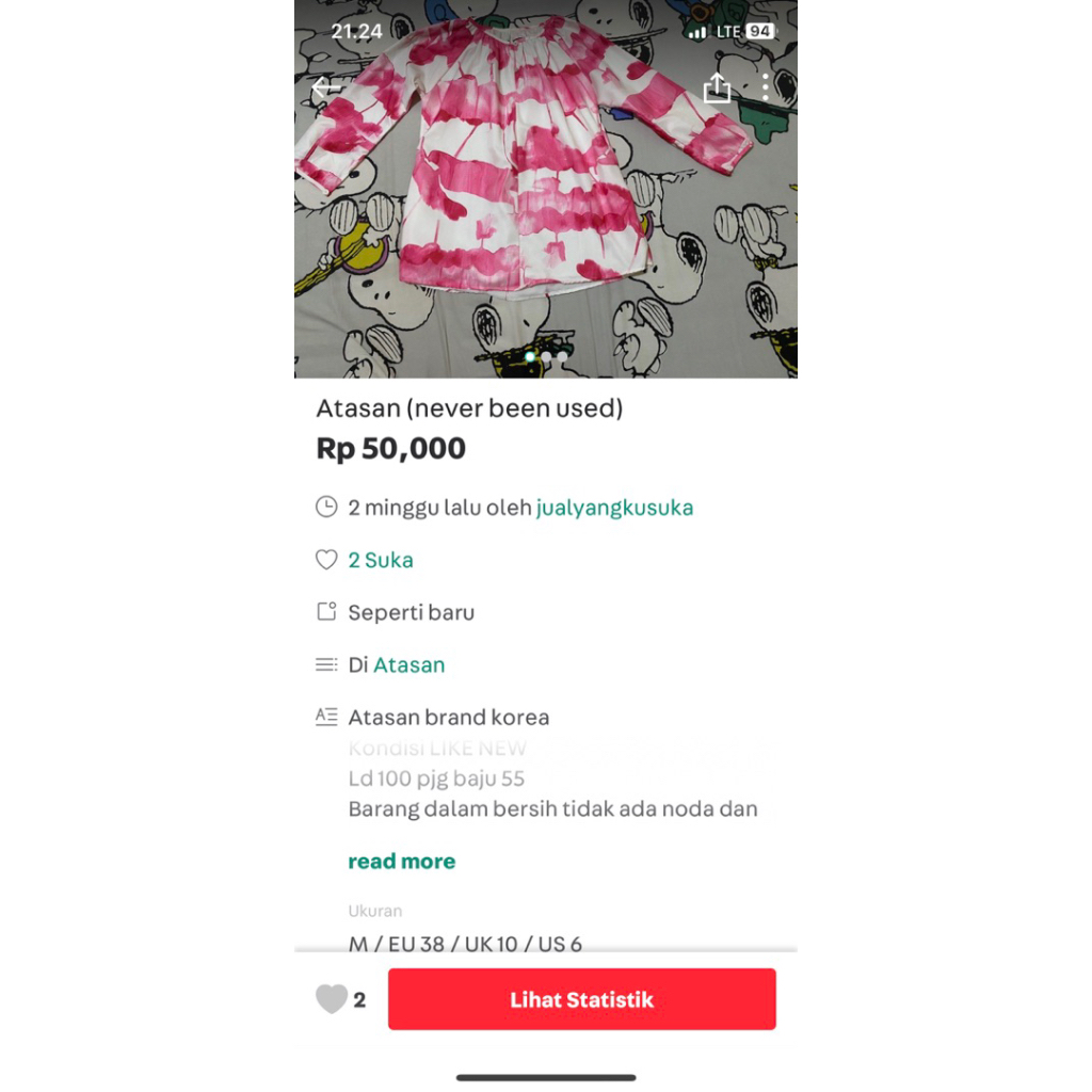 Atasan (never been used)