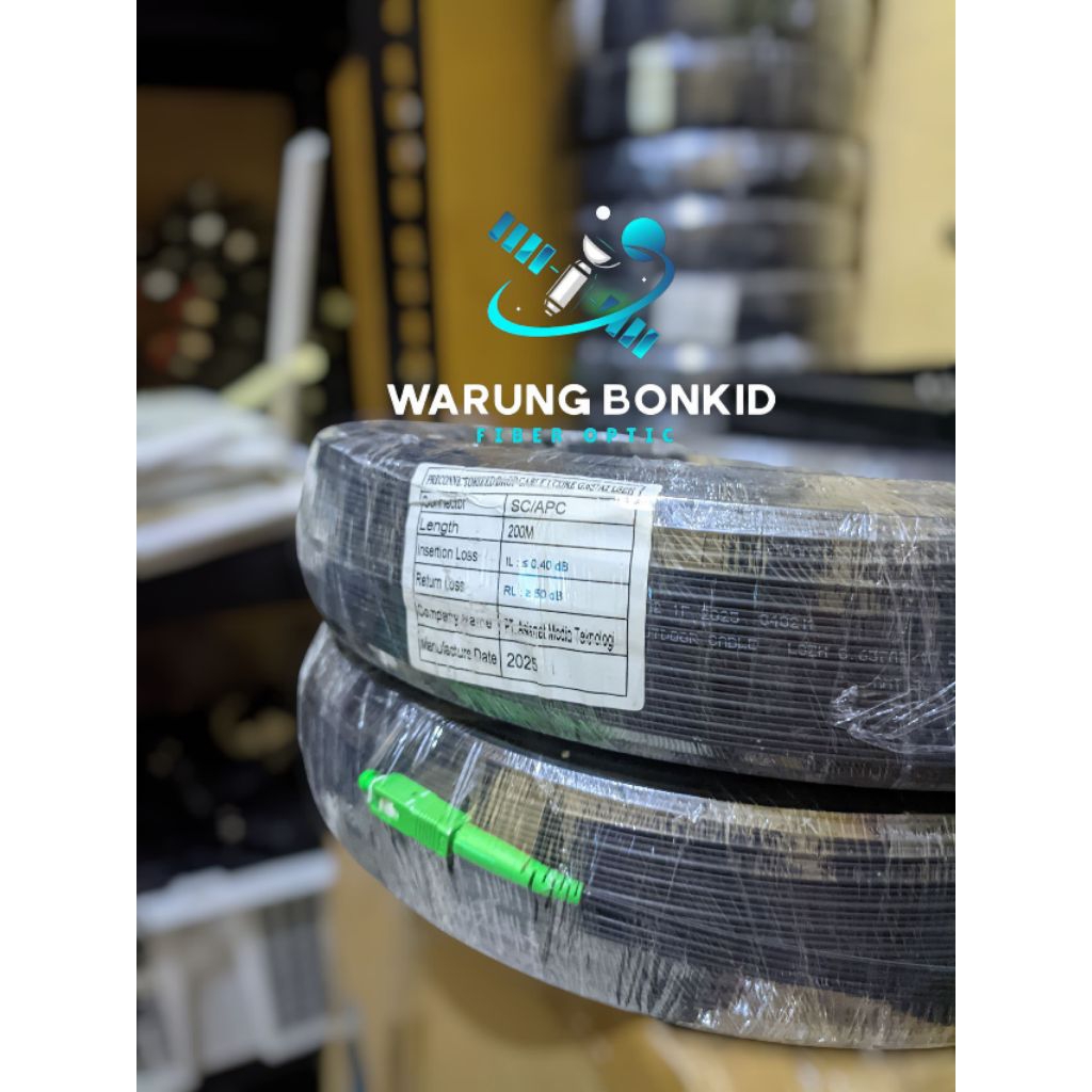 KABEL PRECON 200 M KABEL FIBER OPTIK SC APC
